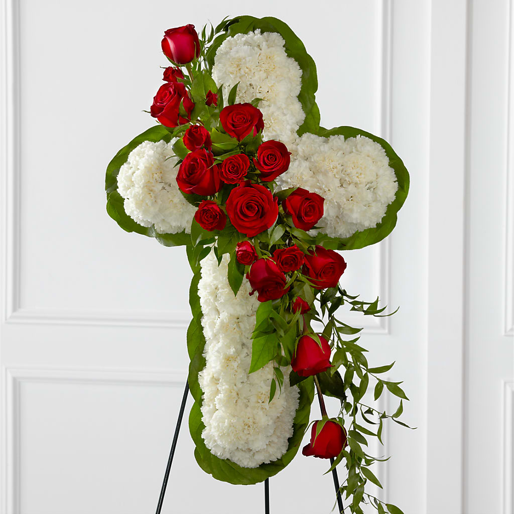 Floral Cross Easel – Day Dream Bokay Llc, Jonesborough TN