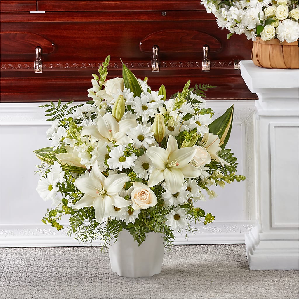 Thoughts of Tranquility Floor Basket – Day Dream Bokay Llc, Jonesborough TN