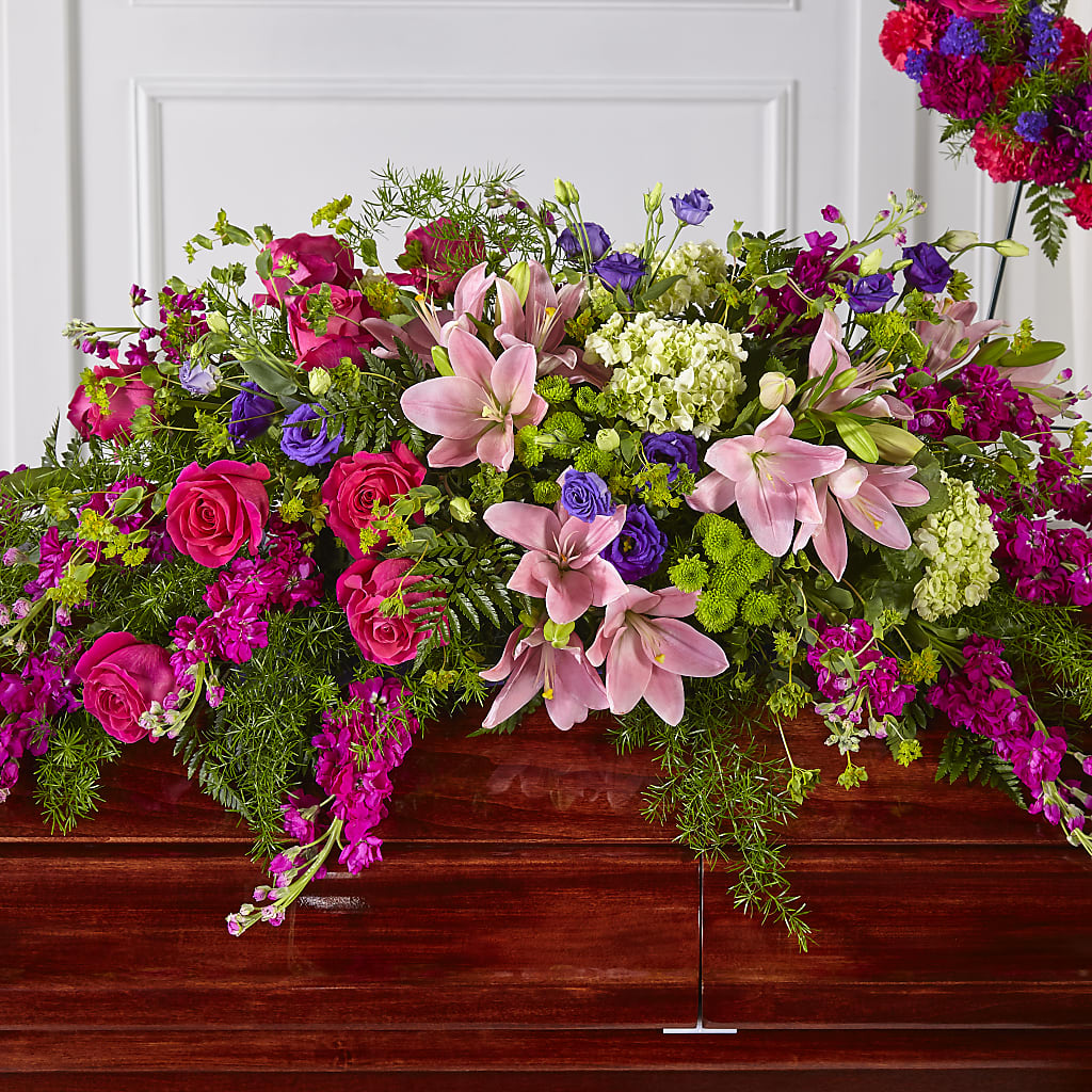 Radiant Tribute Casket Spray – Day Dream Bokay Llc, Jonesborough TN