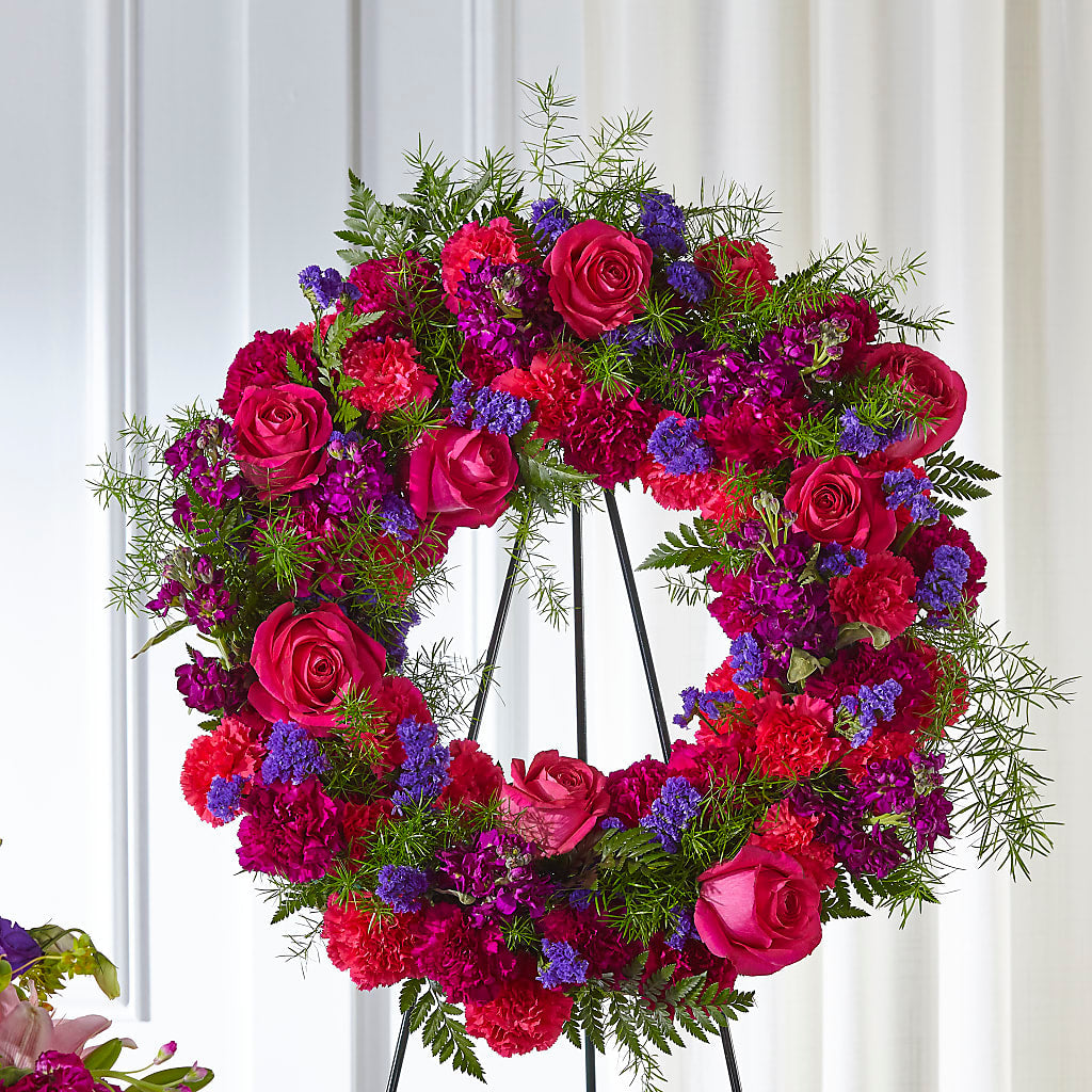 Calming Colors Wreath – Day Dream Bokay Llc, Jonesborough TN