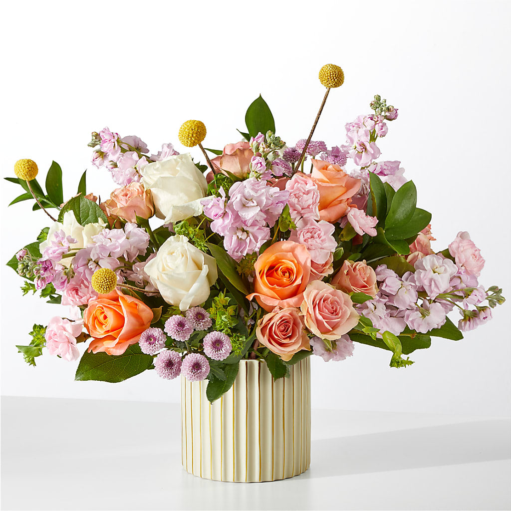 French Market Bouquet with Ivory Vase – Day Dream Bokay Llc, Jonesborough TN