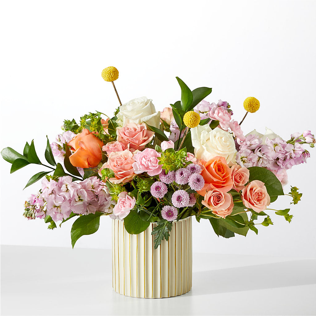 French Market Bouquet with Ivory Vase – Day Dream Bokay Llc, Jonesborough TN