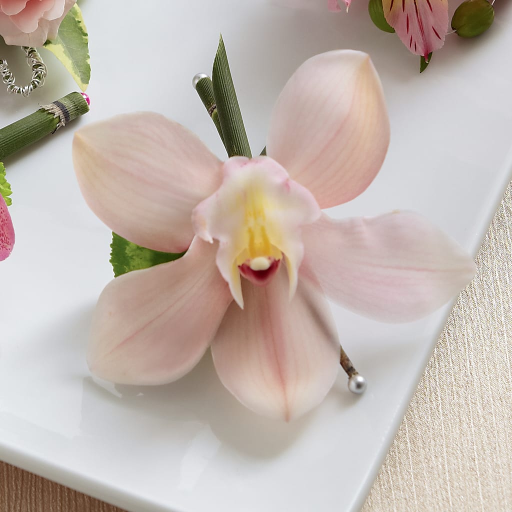 Pink Cymbidium Boutonniere – Day Dream Bokay Llc, Jonesborough TN
