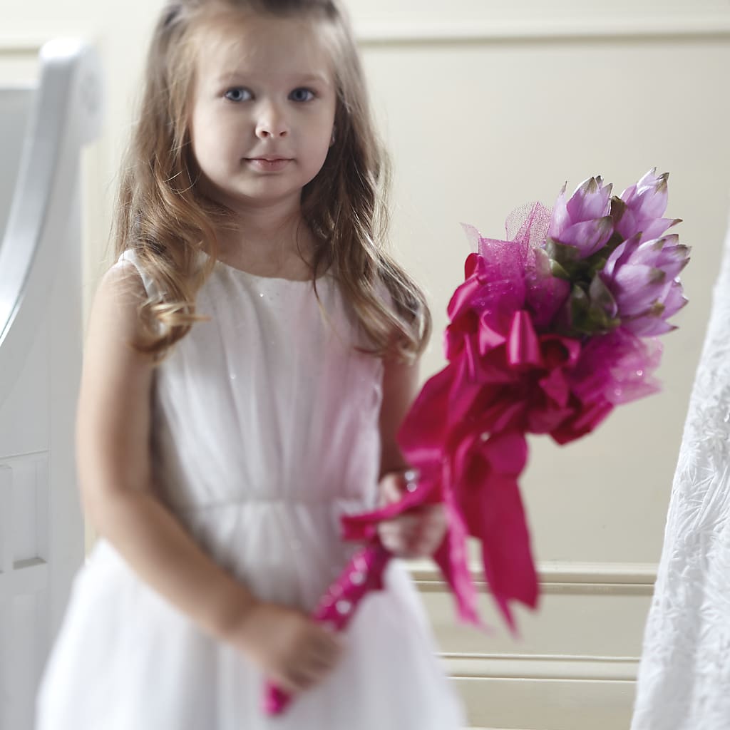 Sparkle Pink Flower Girl Bouquet – Day Dream Bokay Llc, Jonesborough TN