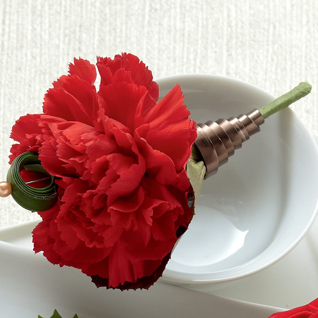 Red Carnation Boutonniere – Day Dream Bokay Llc, Jonesborough TN