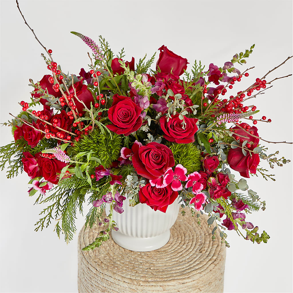 Big Red Bow Bouquet –  Day Dream Bokay Llc, Jonesborough TN