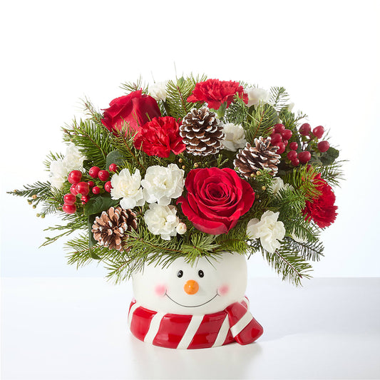 Jolly Snowman Bouquet –  Day Dream Bokay Llc, Jonesborough TN