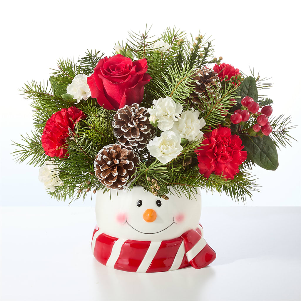 Jolly Snowman Bouquet –  Day Dream Bokay Llc, Jonesborough TN