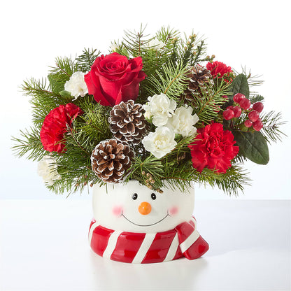 Jolly Snowman Bouquet –  Day Dream Bokay Llc, Jonesborough TN