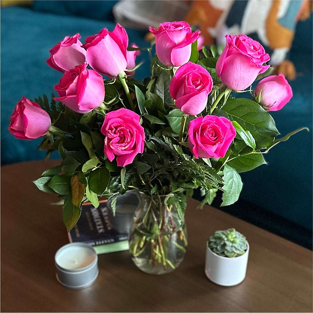 Long Stem Pink Rose Bouquet –  Day Dream Bokay Llc, Jonesborough TN