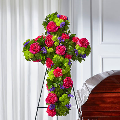Tribute Rose Floral Cross –  Day Dream Bokay Llc, Jonesborough TN