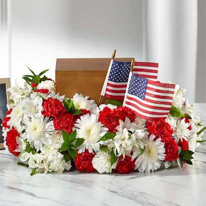 Spirit of Patriotism Cremation Adornment –  Day Dream Bokay Llc, Jonesborough TN