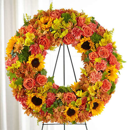 Autumnal Memories Wreath (Standard) –  Day Dream Bokay Llc, Jonesborough TN