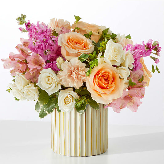 Paradise Bouquet with Ivory Vase –  Day Dream Bokay Llc, Jonesborough TN