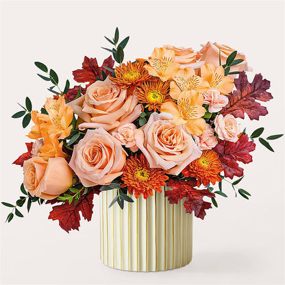 Spiced Latte Bouquet with Ivory Vase –  Day Dream Bokay Llc, Jonesborough TN
