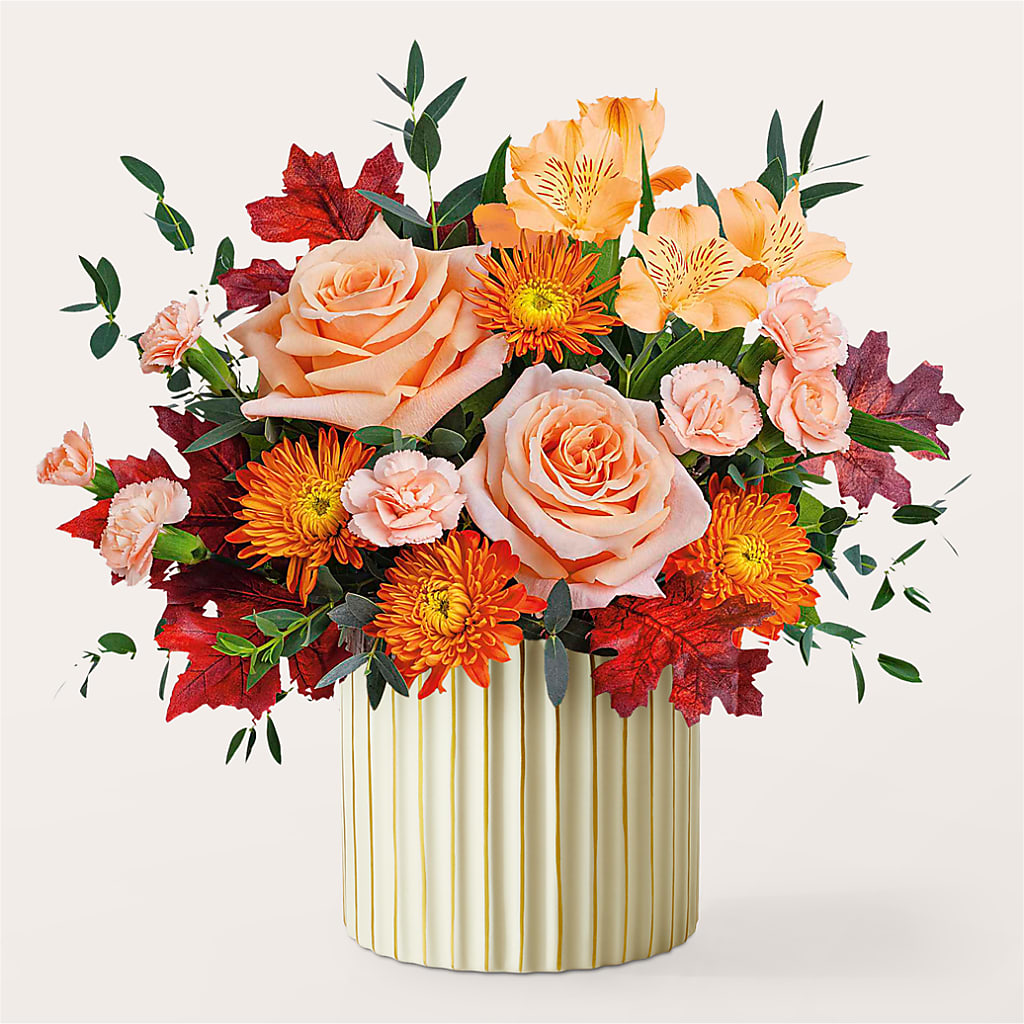 Spiced Latte Bouquet with Ivory Vase –  Day Dream Bokay Llc, Jonesborough TN
