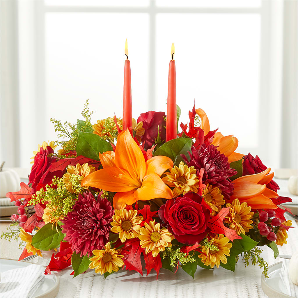 Autumn's Embrace Centerpiece –  Day Dream Bokay Llc, Jonesborough TN
