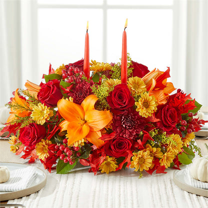Autumn's Embrace Centerpiece –  Day Dream Bokay Llc, Jonesborough TN