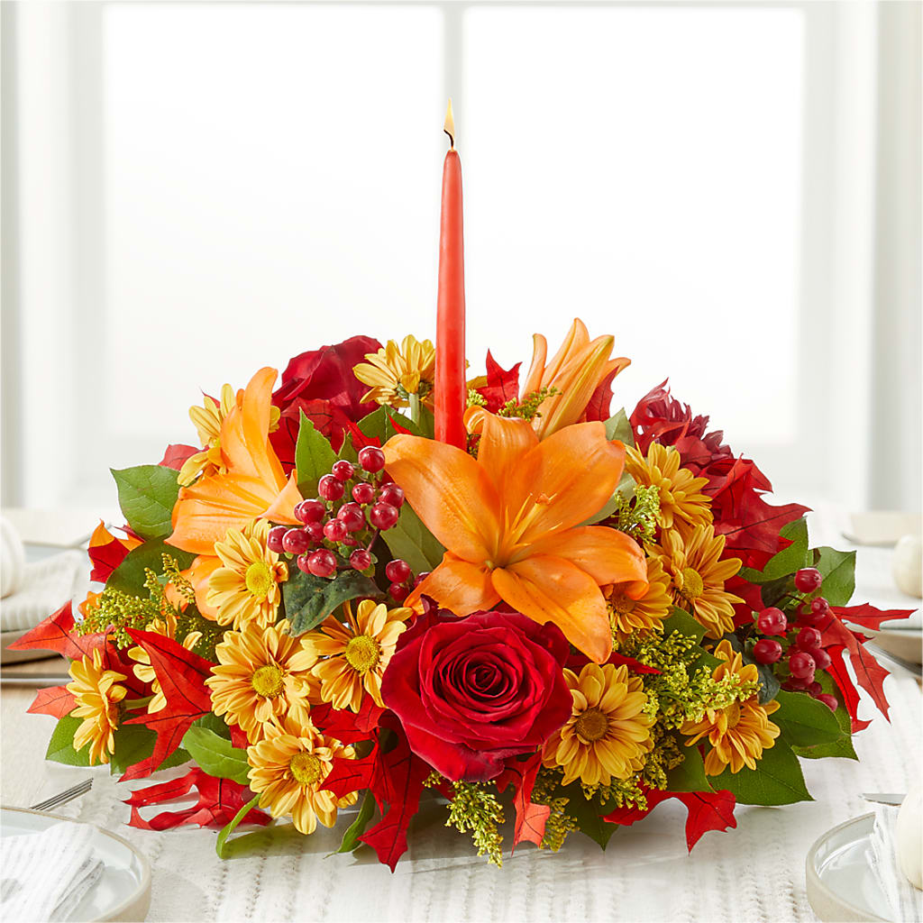 Autumn's Embrace Centerpiece –  Day Dream Bokay Llc, Jonesborough TN