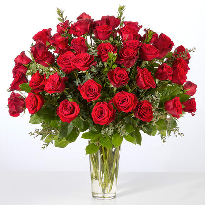 Forever Yours Fifty Stem Red Rose Bouquet –  Day Dream Bokay Llc, Jonesborough TN