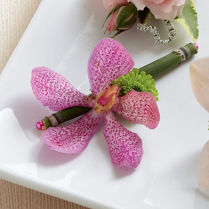 Pink Mokara Boutonniere –  Day Dream Bokay Llc, Jonesborough TN